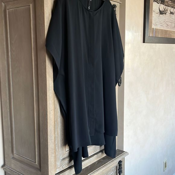 Mynt1792 Black Tunic Top Plus Size 1X New - Picture 8 of 13